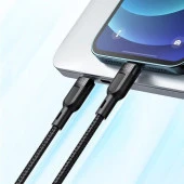 Mcdodo 2in1 100W TypeC- İphone Data-Şarj Kablo 1.2M-Siyah CA-8780 thumbnail 3