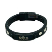 Beatles Figürlü Unisex Deri Çelik Bileklik thumbnail 1