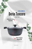 ThermoAD | Tencere Seti | Graneu Serisi | 7 Parça | Gri thumbnail 4