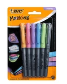 Bic Marking Color Permanent Marker Pastel Renkler 6lı Set thumbnail 1