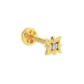 Altın Pusula Tragus Piercing 14 Ayar thumbnail 2