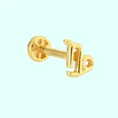 Altın Tragus Piercing 14 Ayar Oğlak Burcu thumbnail 1