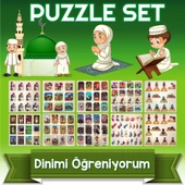 DİNİMİ ÖĞRENİYORUM PUZZLE 10’LU SET thumbnail 1