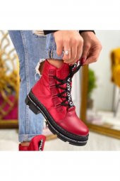 Kadın Kırmızı Kar Botu thumbnail 1