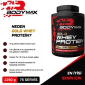 BODYMAX GOLD WHEY PROTEİN 2250GR ÇİKOLATA thumbnail 2