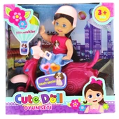 Cute Doll Mini Bebek ve Mor Vespa thumbnail 5