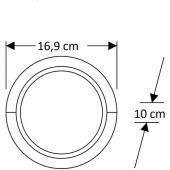 CATA CT-7073 15W BORA LED BAHÇE APLİK thumbnail 2