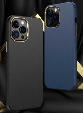 Apple iPhone 12 Pro Max Kılıf Natura Deri Lüx Soft thumbnail 3