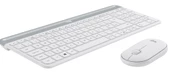 LOGİTECH MK470 KABLOSUZ KLAVYE  MOUSE SETİ BEYAZ 920-009436 thumbnail 4
