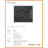 Silverline CS5335B01 Ankastre Ocak Siyah thumbnail 2