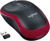 Logitech M185 Kırmızı Kablosuz Mouse 910-002237 thumbnail 1