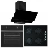 Alveus 3 Program Siyah Ankastre Cam Set thumbnail 1