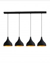 MYLİGHTS MASA ÜSTÜ DÖRTLÜ SARKIT AVİZE  120 CM TABAN thumbnail 2
