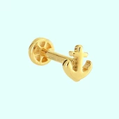 Altın Çapa Tragus Piercing 14 Ayar thumbnail 1