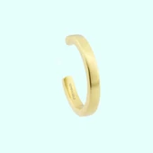 Altın Kıkırdak Küpe 14 Ayar Earcuff Sade thumbnail 1