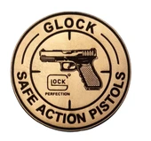 GLOCK  Deri PEÇ - Arma - Askeri Patch thumbnail 1