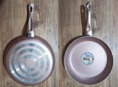 Sultan Tek Saplı Ezme Granit Tava 30 Cm - Gülkurusu thumbnail 2