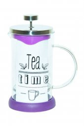 French Press Bitki Çayı Demliği Mor 600ml thumbnail 2
