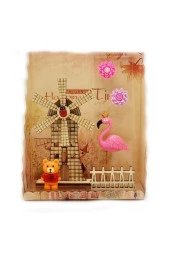 Işıklı Değirmen Flamingo ve Teddy thumbnail 2