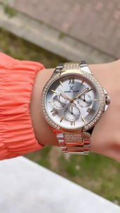 DANIEL KLEIN EDK.1.10036.5 BİLEKLİK HEDİYELİ YENİ SEZON SILVER GOLD KADIN KOL SAATİ thumbnail 4