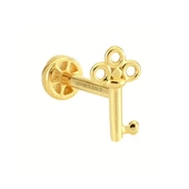 Altın Anahtar Tragus Piercing 14 Ayar thumbnail 2