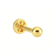 Altın Top Tragus Piercing 14 Ayar thumbnail 2