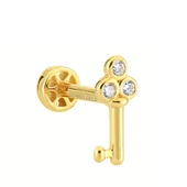 Altın Anahtar Tragus Piercing 14 Ayar thumbnail 2