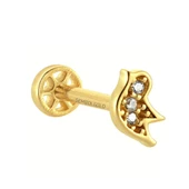 Altın Kuş Tragus Piercing 14 Ayar thumbnail 2