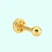Altın Top Tragus Piercing 14 Ayar thumbnail 1