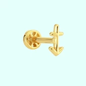Altın Çapa Tragus Piercing 14 Ayar thumbnail 1