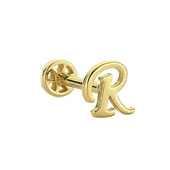 Altın Piercing -R- Harf 14 Ayar Tragus thumbnail 2