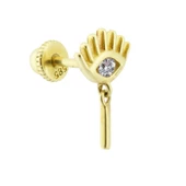 Altın Sallantılı Harf Piercing Harfler Mevcut thumbnail 7