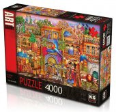 KS Puzzle 4000 Parça Arabian Street thumbnail 1