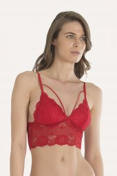 Kırmızı Dantel Bralet Takım thumbnail 5