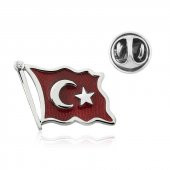 Gümüş Türk Bayrağı Rozet thumbnail 12
