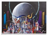Star Puzzle 1000 Parça Ay Şehri Puzzle thumbnail 1