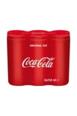 Coca Cola 250 ml Kutu 6 lı Paket thumbnail 2