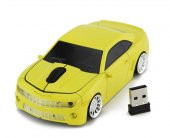 Optik Mouse 2.4GHz Ergonomik Kablosuz Chevi Bumblebee Araba Şeklinde thumbnail 3