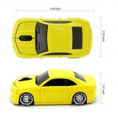 Optik Mouse 2.4GHz Ergonomik Kablosuz Chevi Bumblebee Araba Şeklinde thumbnail 7