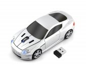 Optik Mouse 2.4GHz Ergonomik Kablosuz Aston Araba Şeklinde thumbnail 2