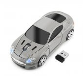 Optik Mouse 2.4GHz Ergonomik Kablosuz Aston Araba Şeklinde thumbnail 3