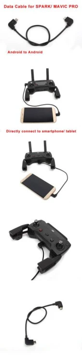 DJI Spark Mikro Veri Kablosu Android Telefon Tablet thumbnail 5