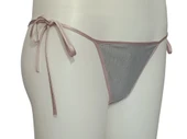 ASM0276 Bayan Somon İpli Gri String thumbnail 2