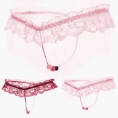 ASM0231 Bayan Pembe Dantel  Boncuk O Gece String thumbnail 9
