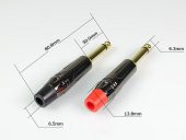 6.3 mm Mono Kaliteli Erkek Jack thumbnail 5