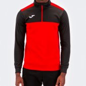 JOMA SWEATSHIRT WITH ZIP WINNER RED-BLACK thumbnail 1
