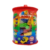 Asya Oyuncak Lego Bloklar 180 Parça Çantalı thumbnail 1