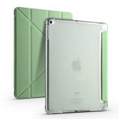 Apple iPad 9.7 2017 Kılıf Tri Folding Smart With Pen Standlı Kalem Bölmeli Kapaklı Kılıf thumbnail 5