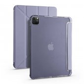 Apple iPad Pro 11 2020 Kılıf Tri Folding Smart With Pen Standlı Kalemlikli Kapaklı Kılıf thumbnail 8
