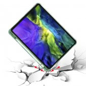 Apple iPad Pro 11 2020 Kılıf Tri Folding Smart With Pen Standlı Kalemlikli Kapaklı Kılıf thumbnail 12